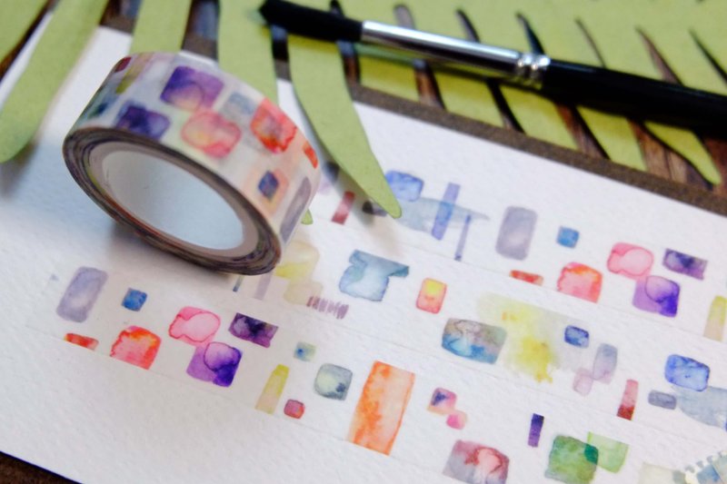 paint绘彩 0.2 日本和纸 纸胶带 - 纸胶带 - 纸 多色