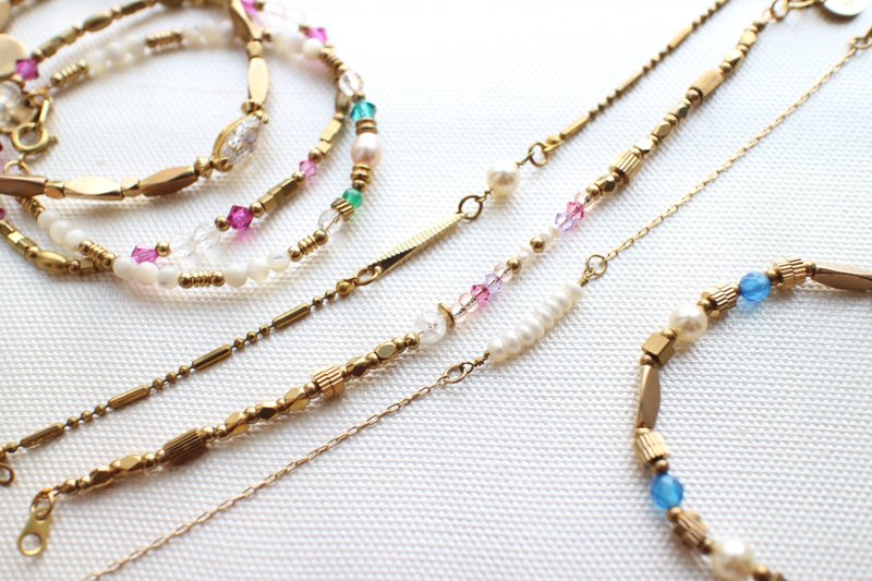 ◢周年庆秋日古典小资女福袋◣黄铜饰品福袋7折限时发行 - 手链/手环 - 其他金属 