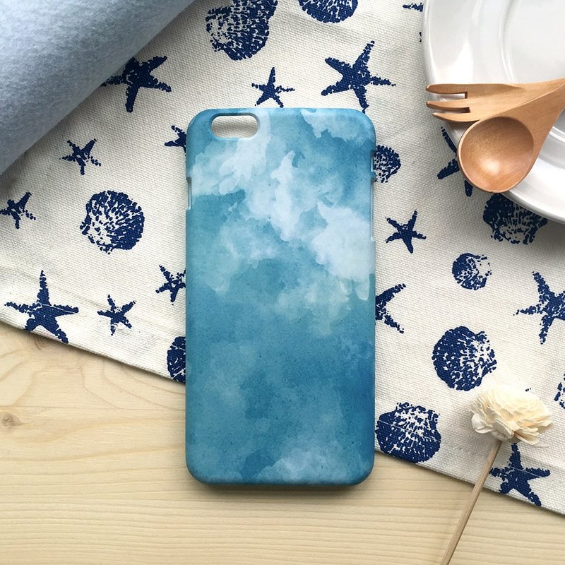 云雾(iPhone.Samsung三星, HTC, Sony.华硕手机壳保护套)  - 手机壳/手机套 - 塑料 蓝色