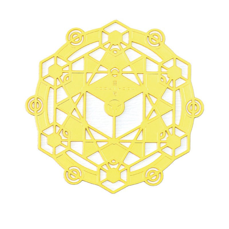 神圣几何 The Healing Heart 金属垫 - 其他 - 铜/黄铜 金色
