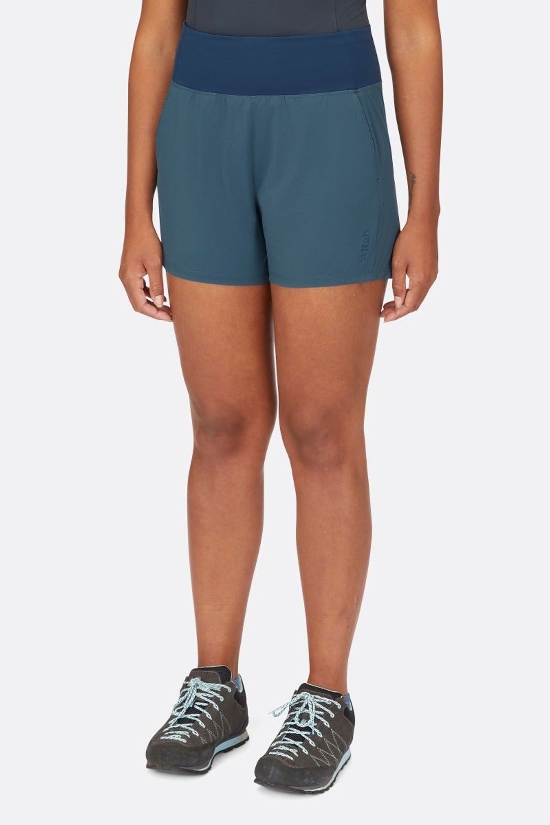 【Rab】Momentum Shorts 女 猎户蓝 - 女装运动裤 - 聚酯纤维 蓝色