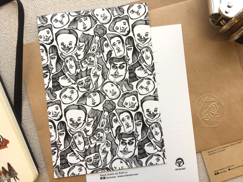 面面俱圆 - 明信片及高品质画作印刷 - 卡片/明信片 - 纸 