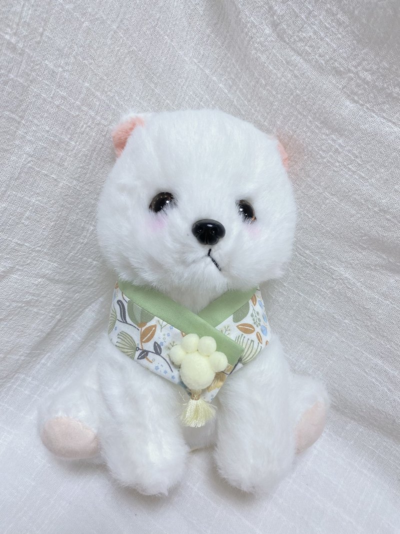 宠物领巾-清新小肉球 - 衣/帽 - 棉．麻 绿色