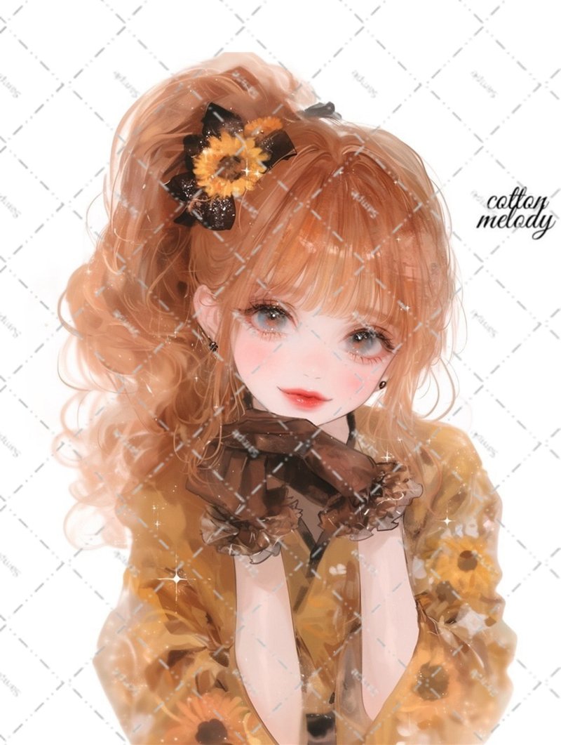 原创贴纸 no.6136 人物贴纸 原创贴纸 人物贴纸 女孩贴纸 原创人物贴纸 - 贴纸 - 纸 