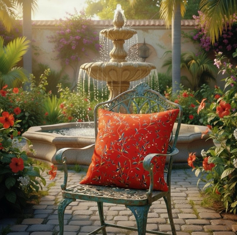 ChuChuLove 40 X 40 抱枕 印花 / 瓢虫之森 - 枕头/抱枕 - 聚酯纤维 