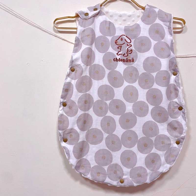 刺绣手作防踢被_银雾金砂 - 童装上衣 - 棉．麻 粉红色