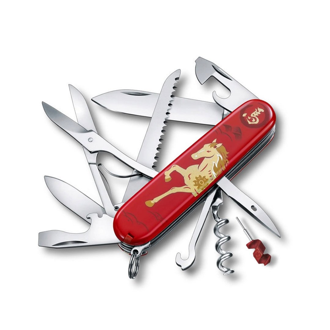VICTORINOX 瑞士维氏 Huntsman 2026限量马年 瑞士刀 1.3714.E15 - 露营用品 - 不锈钢 红色