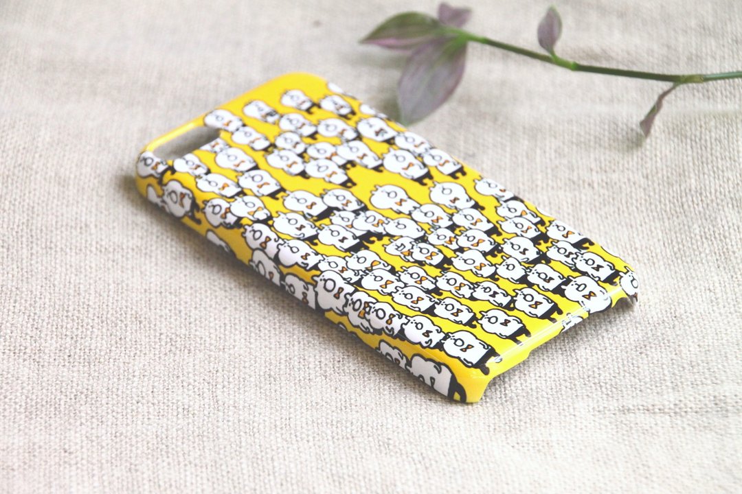 muu-chan chorus yellow iphone · Sumahokesu - 手机壳/手机套 - 其他材质 黄色