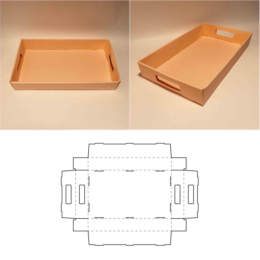 Food tray template, bread tray, snack tray, tray svg, tray pdf, burger tray, SVG - 图文模板设计 - 其他材质 