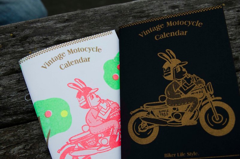 Vintage Motocycle | 手帐本 - 笔记本/手帐 - 纸 