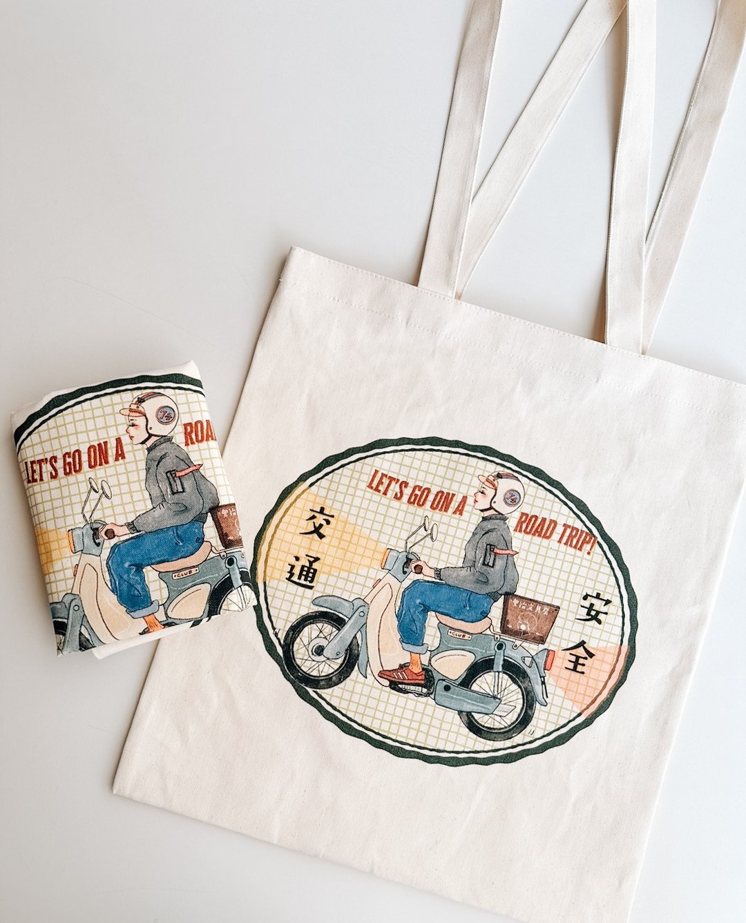 交通安全 行车平安 旅行生活 帆布袋 - 侧背包/斜挎包 - 棉 多色