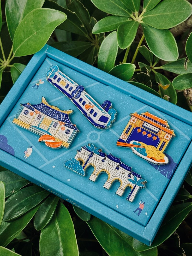 CityScape火柴磁铁-台北套组 - 冰箱贴/磁贴 - 其他材质 