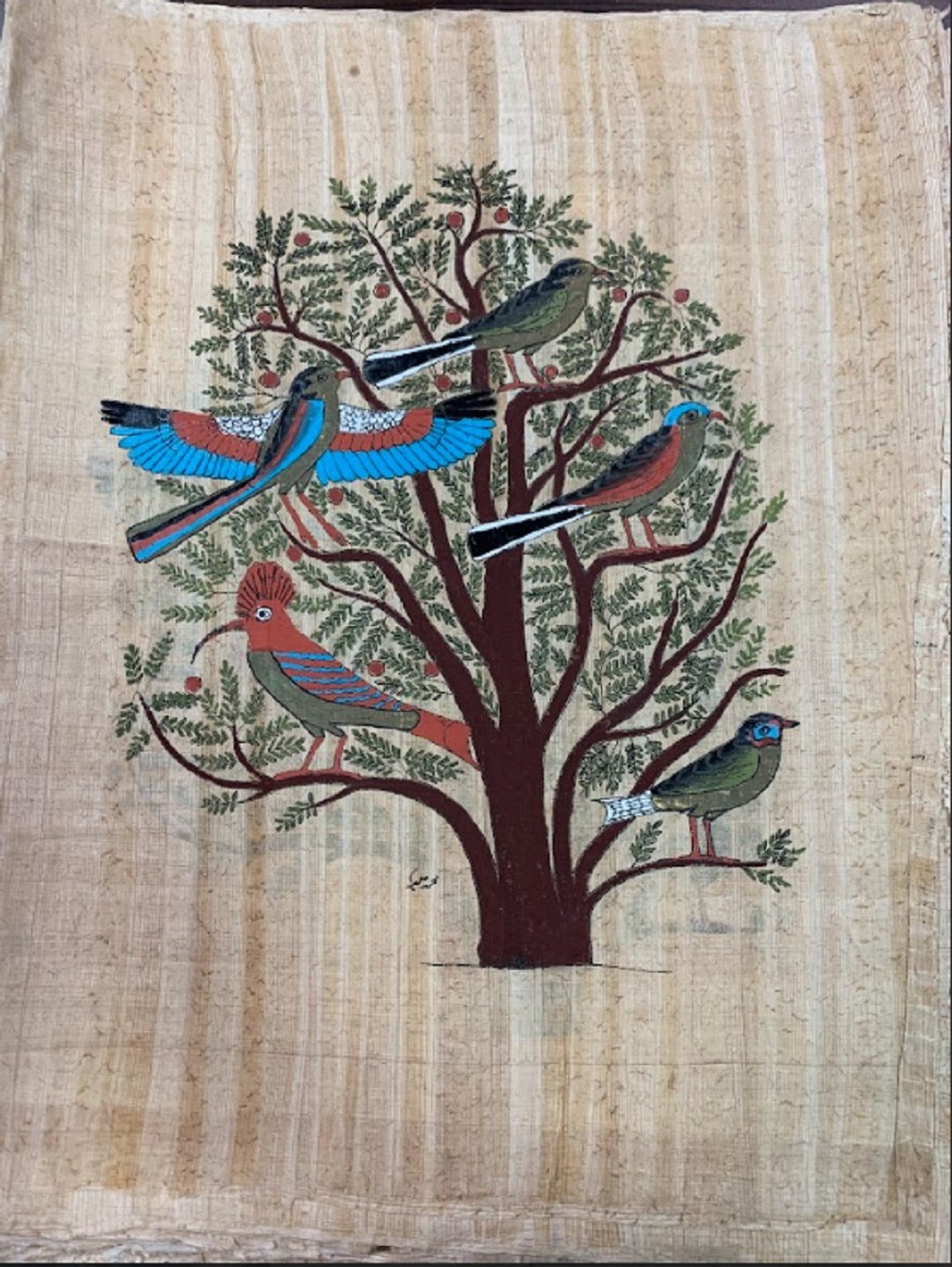 埃及纸纱草画-生命之树 (约48x37厘米) - 海报/装饰画/版画 - 其他材质 