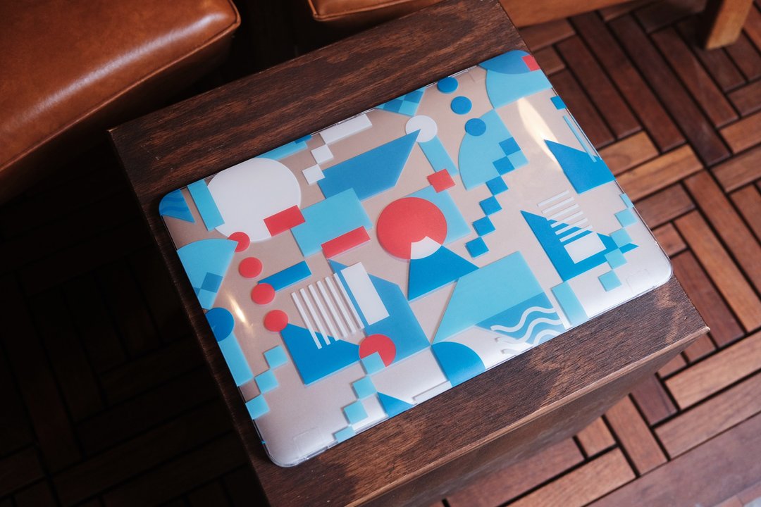 几何美学 X 城市中的富士山 电脑殻套装 MACBOOK - 平板/电脑保护壳 - 塑料 透明