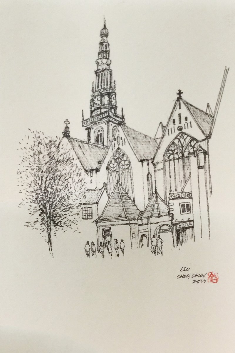 比利时/手绘原作/含框 - 海报/装饰画/版画 - 纸 咖啡色