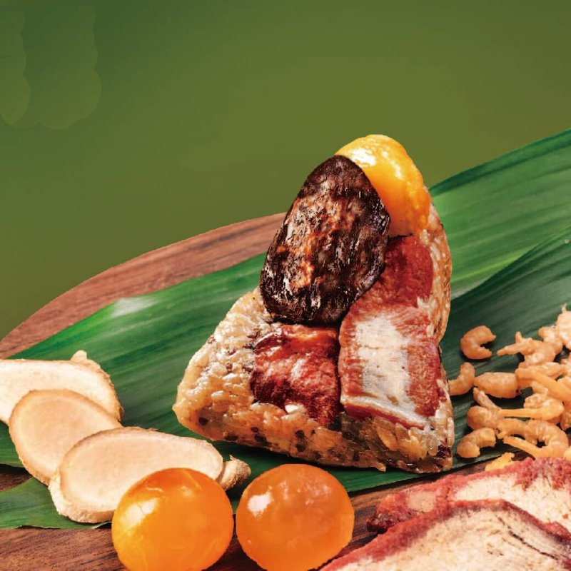 奇华饼家五月粽-极致销魂 港式叉烧粽 /买6送1/满千加赠保冷袋 - 五谷杂粮/米 - 其他材质 绿色