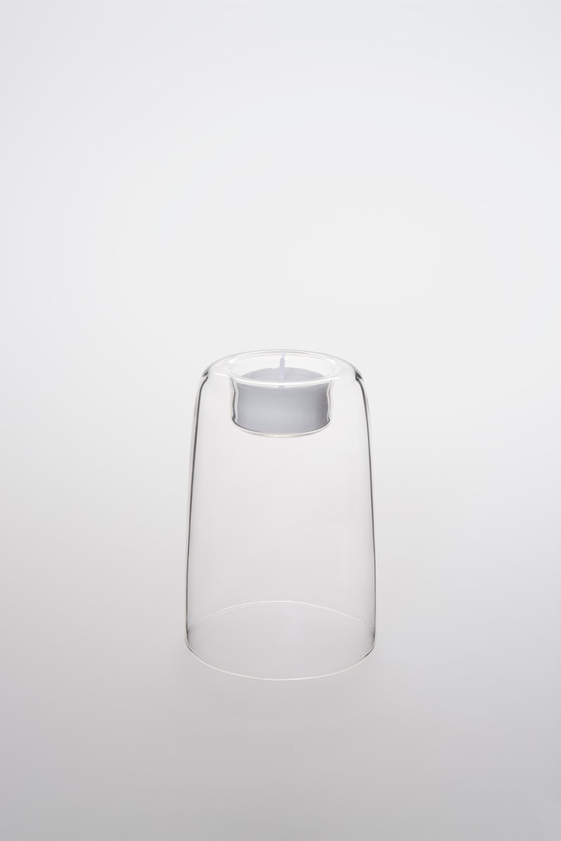 TG 耐热玻璃蜡烛台 120 mm - 蜡烛/烛台 - 玻璃 透明