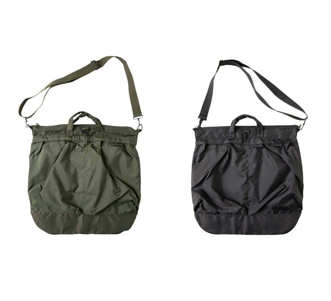 NON STOCK 飞行员头盔包 尼龙防水 单肩包 笔电包 HELMET BAG - 侧背包/斜挎包 - 防水材质 