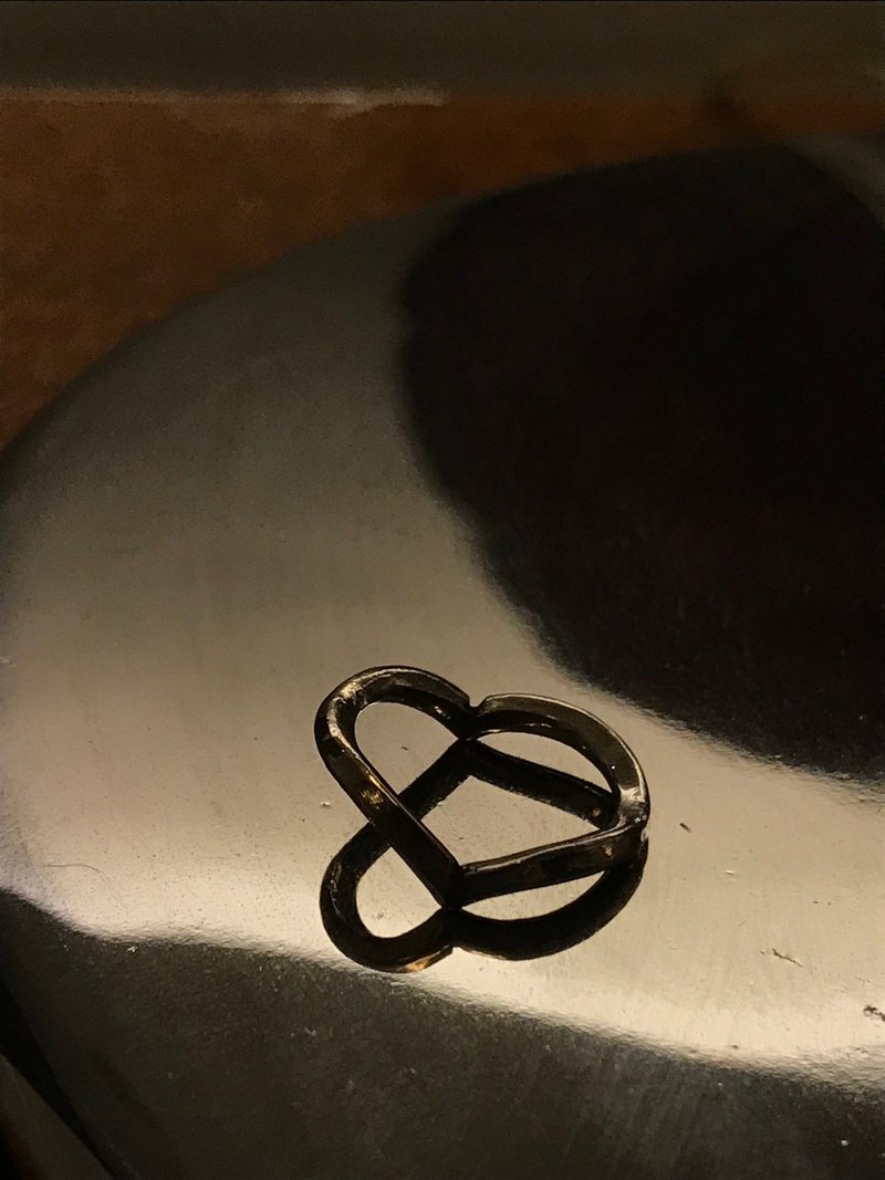 手工银饰-存心戒IntentRing国际围#8-#18 - 戒指 - 纯银 银色