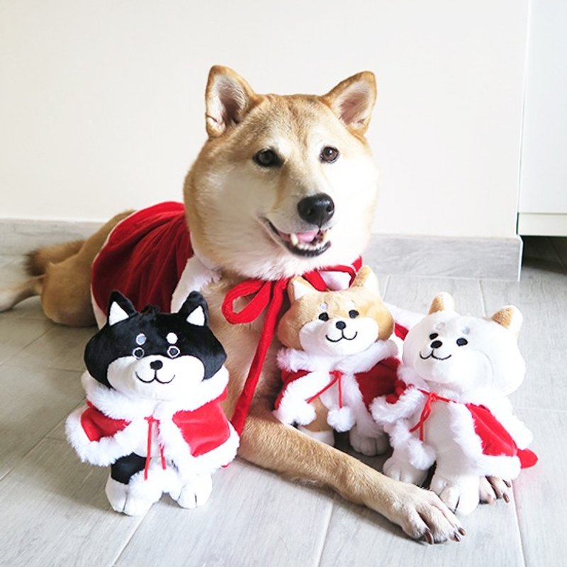 SHIBAINC 柴犬 圣诞 毛公仔 (17cm) - 玩偶/公仔 - 其他材质 红色