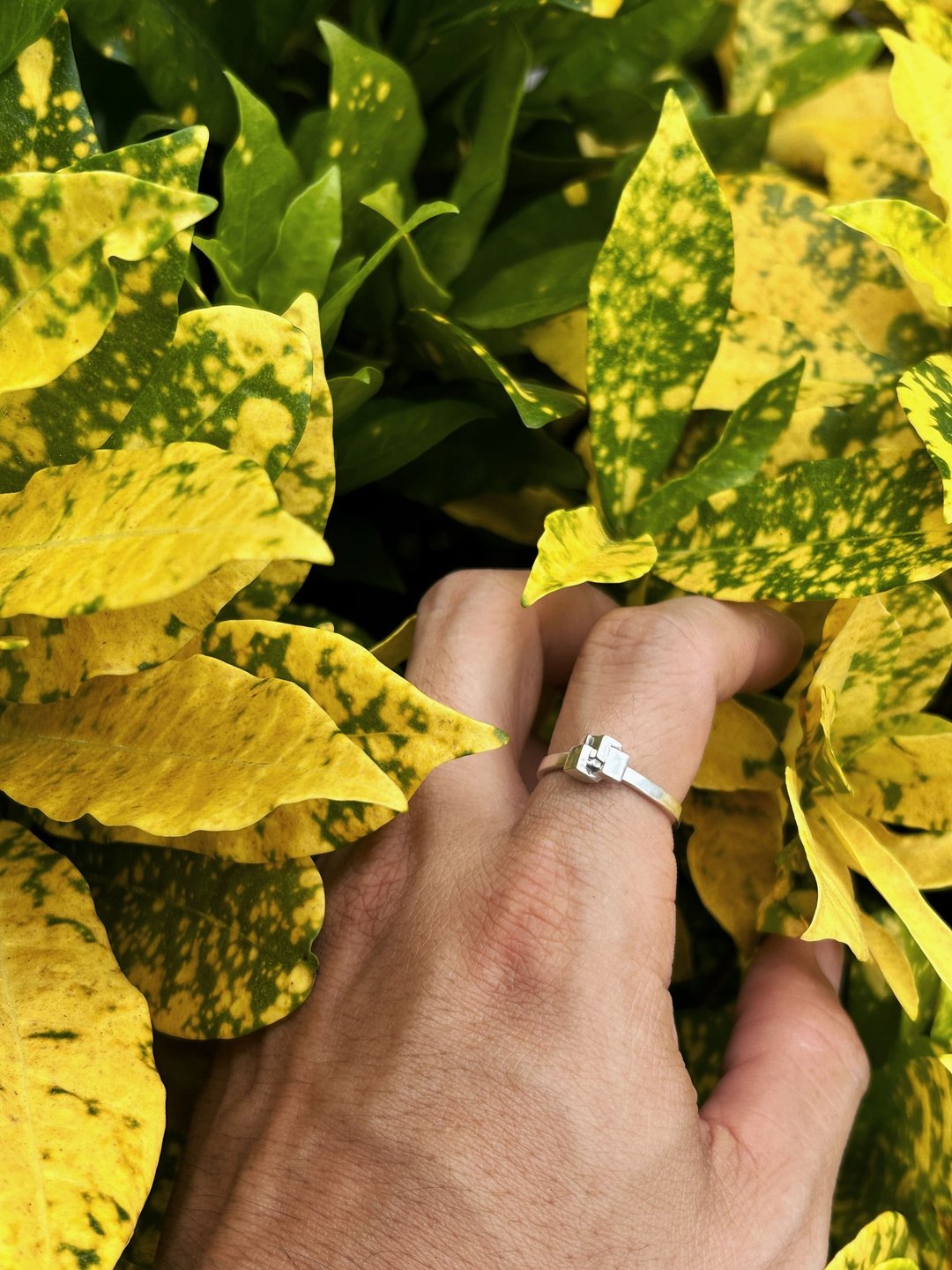 cubes ring - 多重六面体 戒指 - 戒指 - 纯银 银色