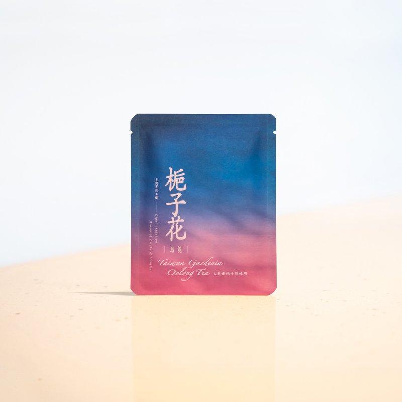 婚宴赠礼 饭店客房用【栀子花 乌龙】台湾原叶立体袋茶 5份 - 茶 - 新鲜食材 蓝色