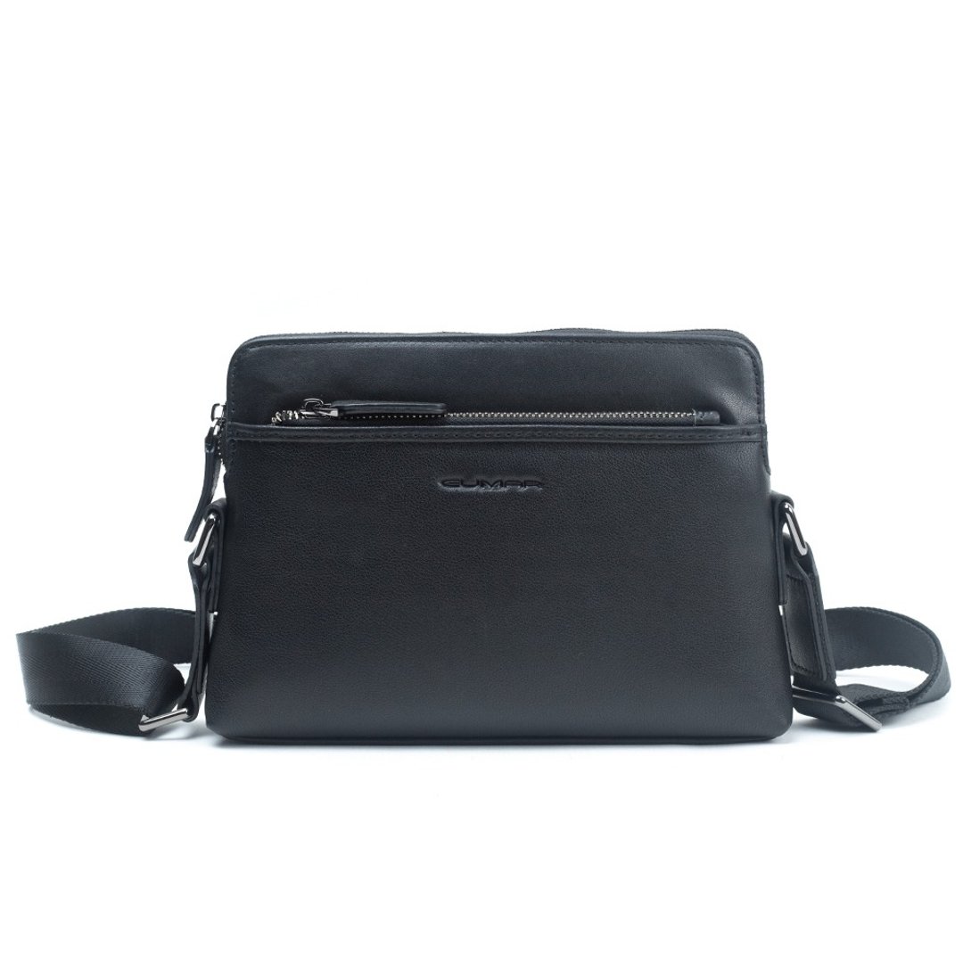 CUMAR 真皮/包包/ GORDEN 侧背包 / GORDEN CROSSBODY BAG - 侧背包/斜挎包 - 真皮 黑色