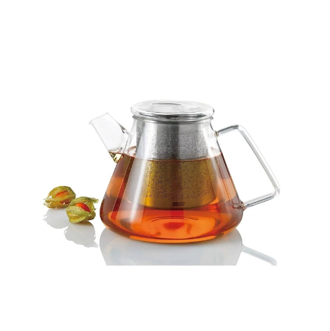 【303select】AdHoc | 德国 造型耐热玻璃茶壶1.5L - 调味罐/酱料瓶 - 玻璃 