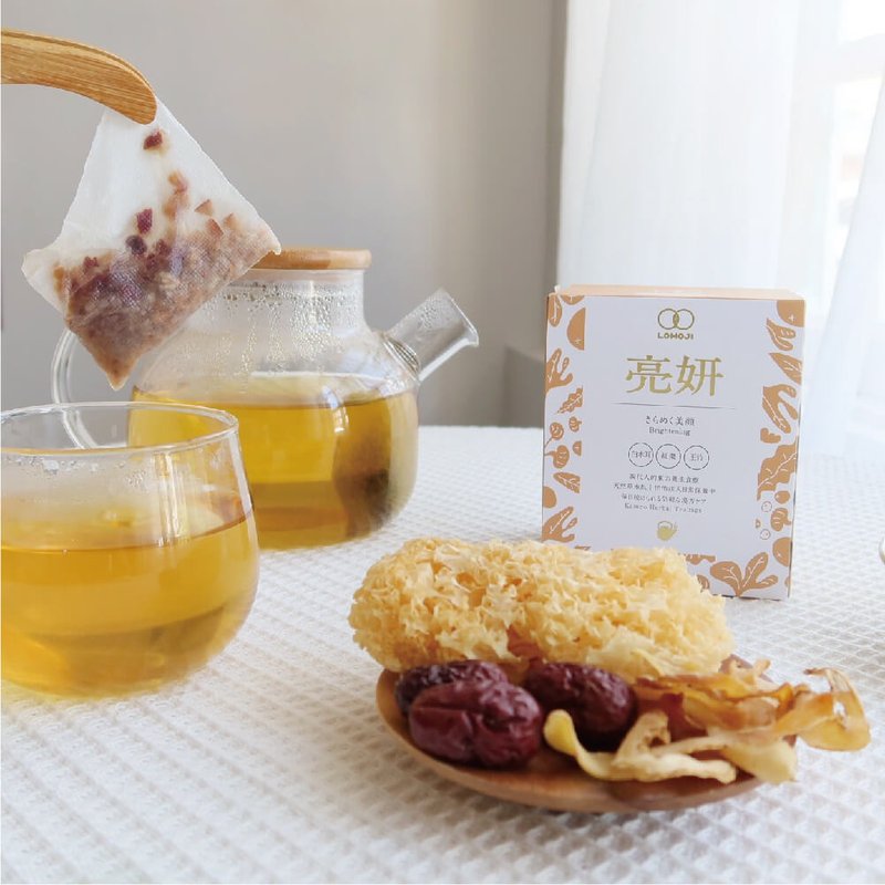 素颜发光【亮妍10入】汉方茶 | 白木耳 玉竹 养生 - 健康/养生 - 新鲜食材 透明