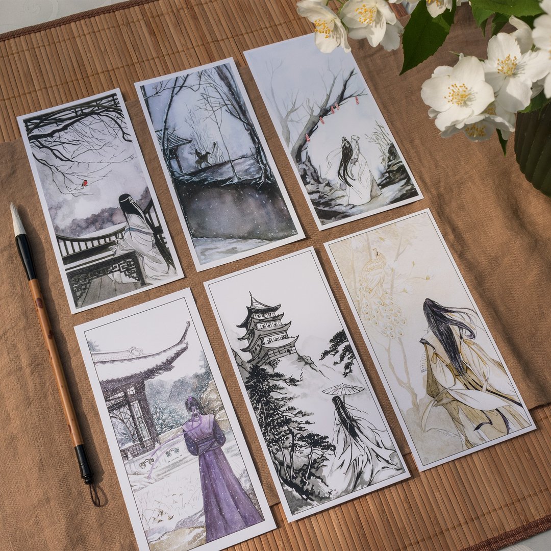 《不悔》明信片 - 灵感源自《魔道祖师》 / 艺术家直售 - 卡片/明信片 - 纸 多色