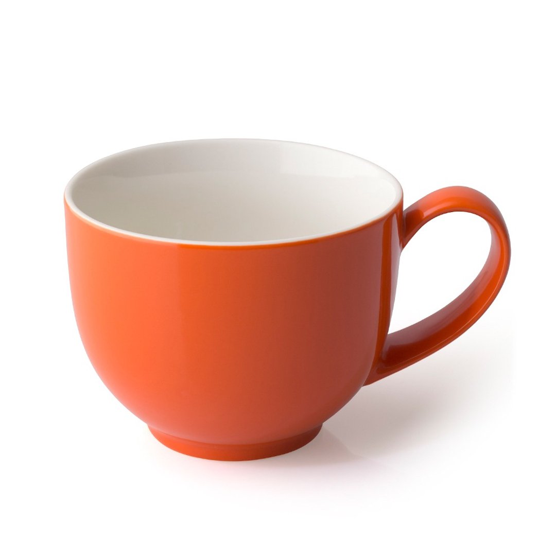 美国FORLIFE Q系列陶瓷茶杯/咖啡杯-红萝卜橘 - 其他杯子 - 瓷 橘色
