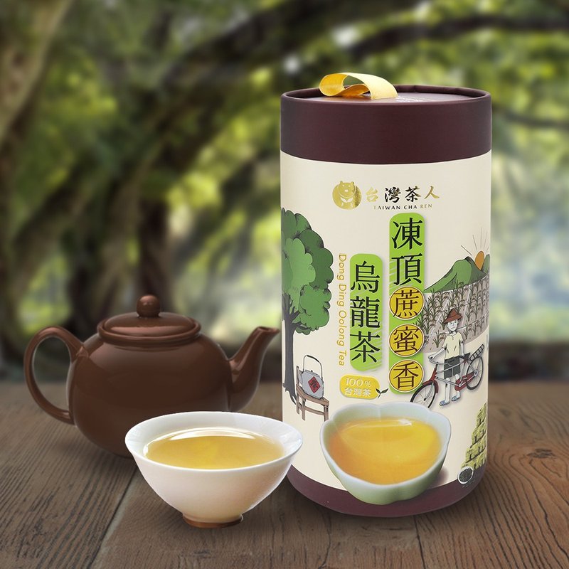 【交换礼物】 100%台湾茶│冻顶蔗蜜香乌龙茶(50gx10入) - 茶 - 其他材质 金色