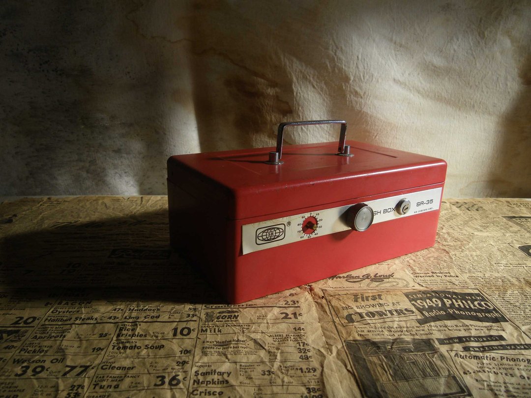 【老时光 OLD-TIME】早期台湾制存钱筒钱柜钱箱 - 收纳用品 - 其他材质 