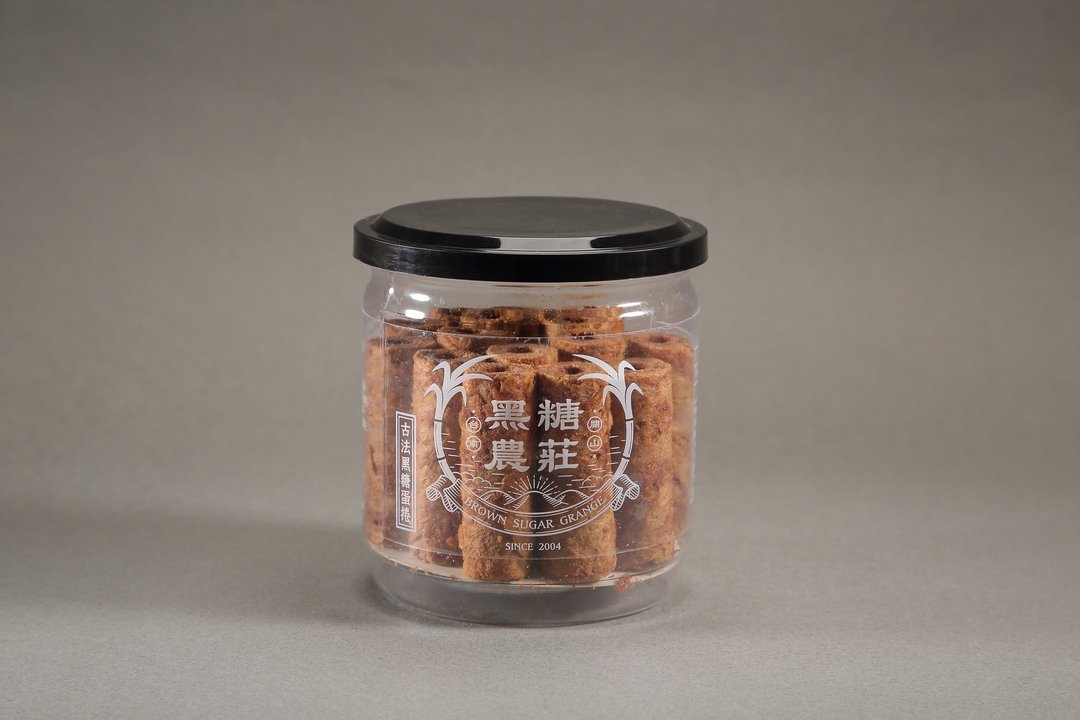 【黑糖农庄】古法黑糖蛋卷 - 手工饼干 - 新鲜食材 卡其色