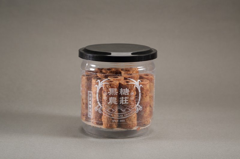 【黑糖农庄】古法黑糖蛋卷 - 手工饼干 - 新鲜食材 卡其色