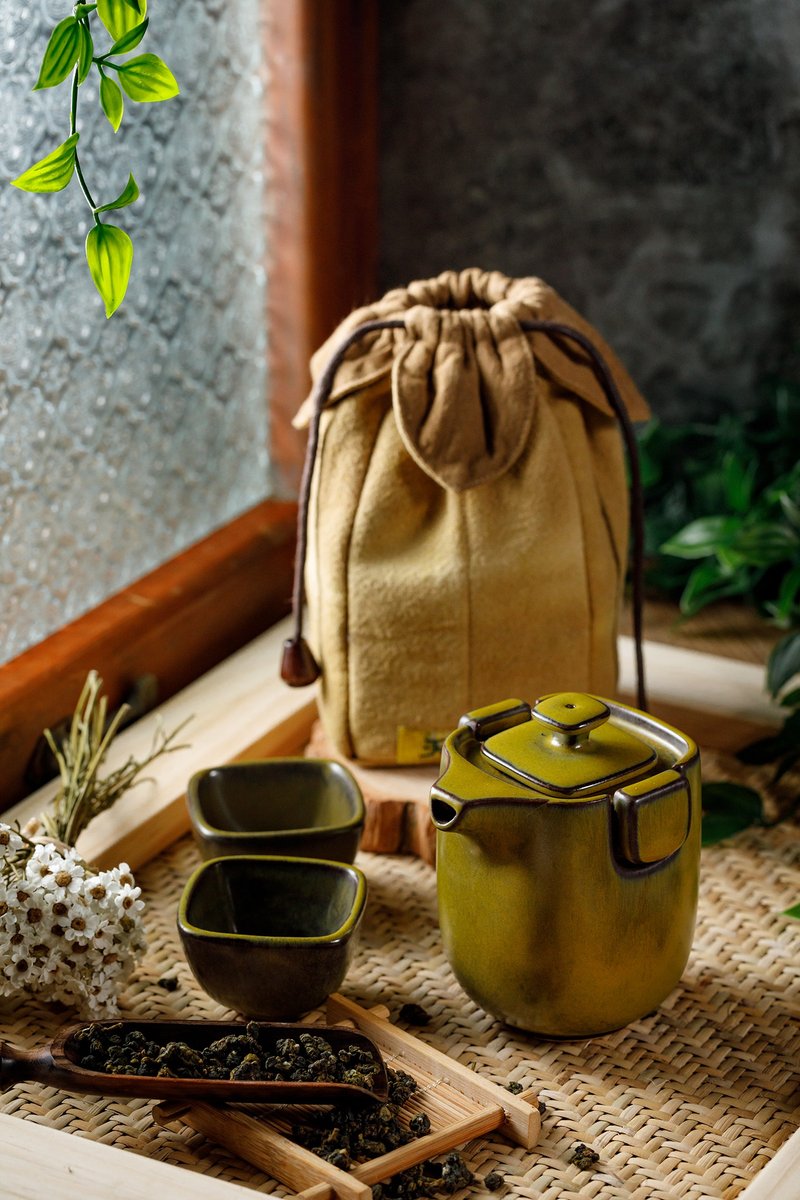 方圆茶组 - 茶具/茶杯 - 瓷 