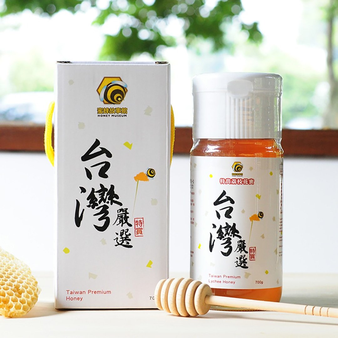 蜜蜂故事馆 台湾严选特赏荔枝花蜜700g - 蜂蜜/黑糖 - 新鲜食材 橘色
