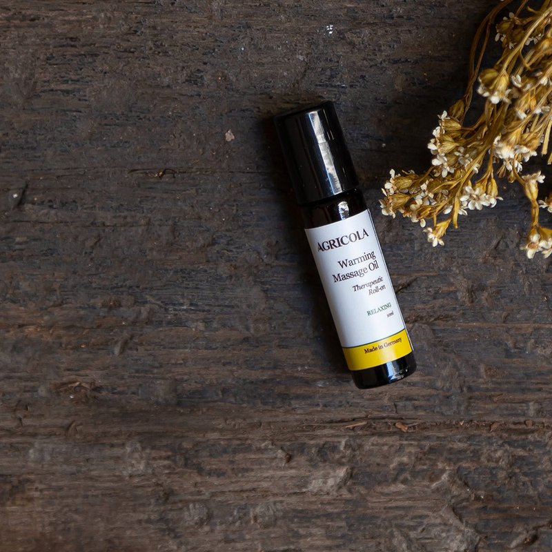 暖洋洋循环滚珠精油 - 德国制造 天然复方香氛 暖宫护理精油棒 - 香薰/精油/线香 - 精油 黄色