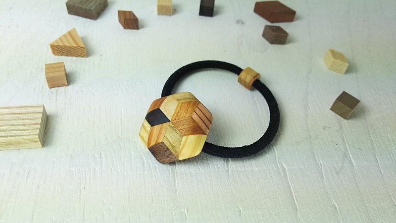 "Renewal" parquet of Hair ⑦ - 发饰 - 木头 咖啡色