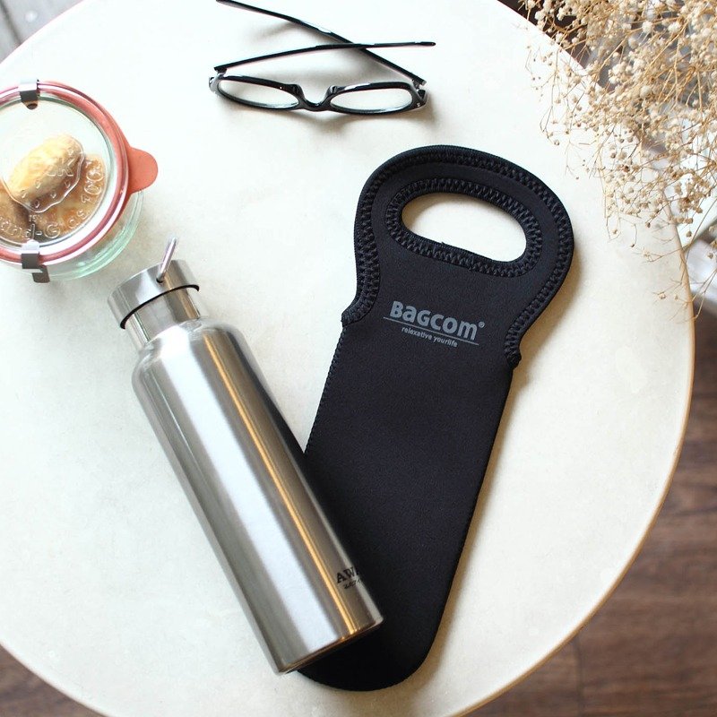 单入环保保温/冷瓶手提袋-黑色_108003 - 其他 - 棉．麻 黑色