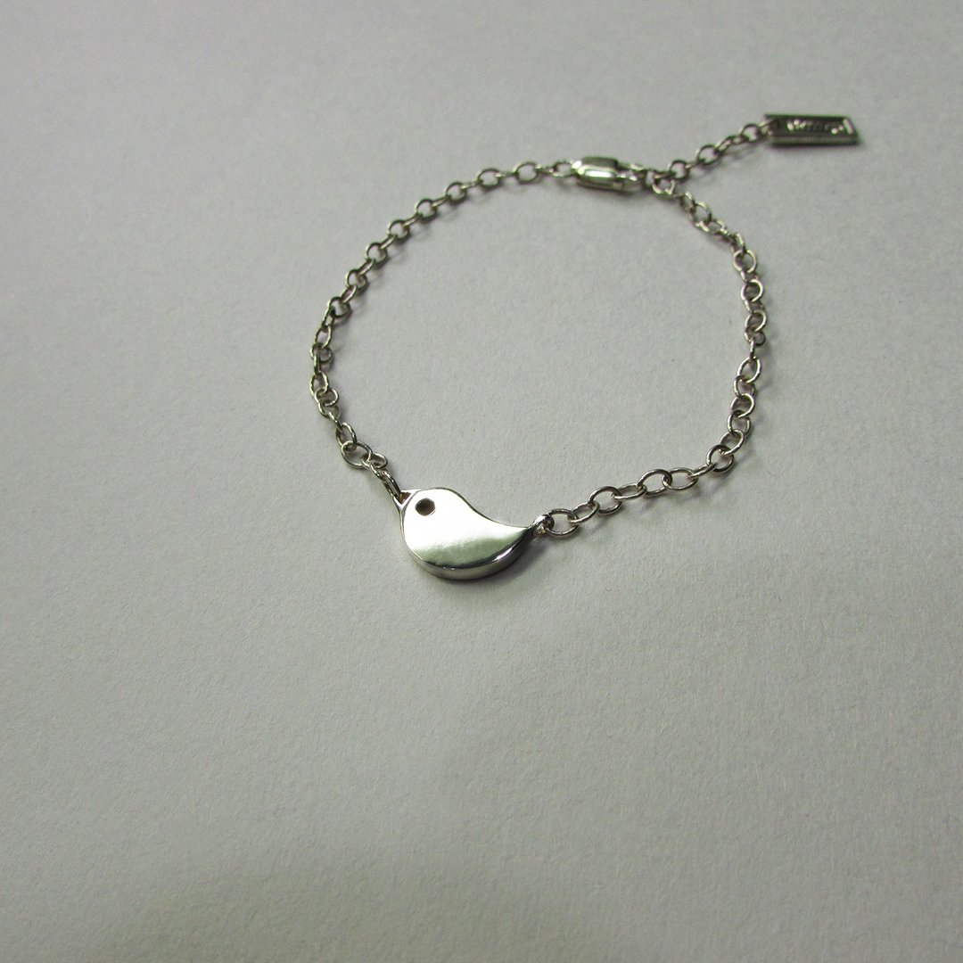 chick bracelet_小鸡手链 | 925银 限量 设计师手做 伴娘礼 谢礼 - 手链/手环 - 银 银色
