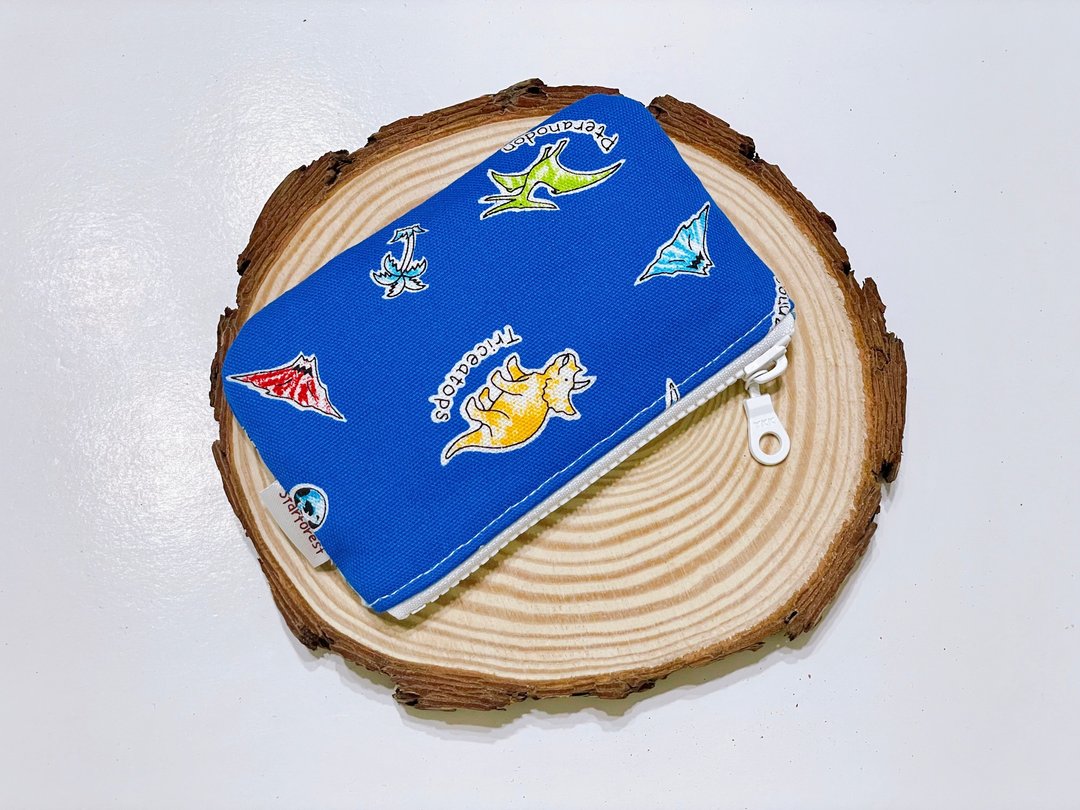 口袋零钱包 - 零钱包 - 棉 蓝色