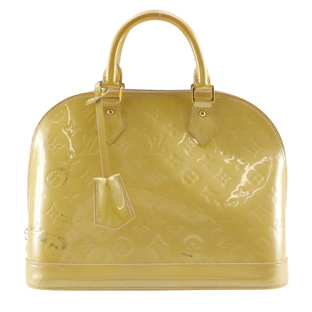 【日本直送】路易威登 LOUIS VUITTON Alma PM 手提包 M91445 Monogram Vernis 漆皮 黄色 FL2181 女仕【二手】 - 手提包/手提袋 - 真皮 黄色