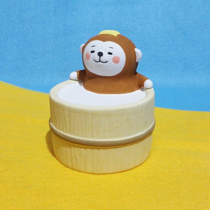 日本Decole 自然香薰座 - 风吕桶 - 香薰/精油/线香 - 陶 多色