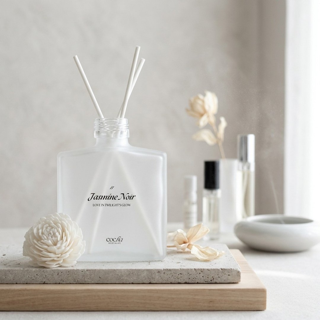 扩香香氛 | 11 夜茉莉 Jasmine Noir - 100ml/50ml - 香薰/精油/线香 - 玻璃 透明