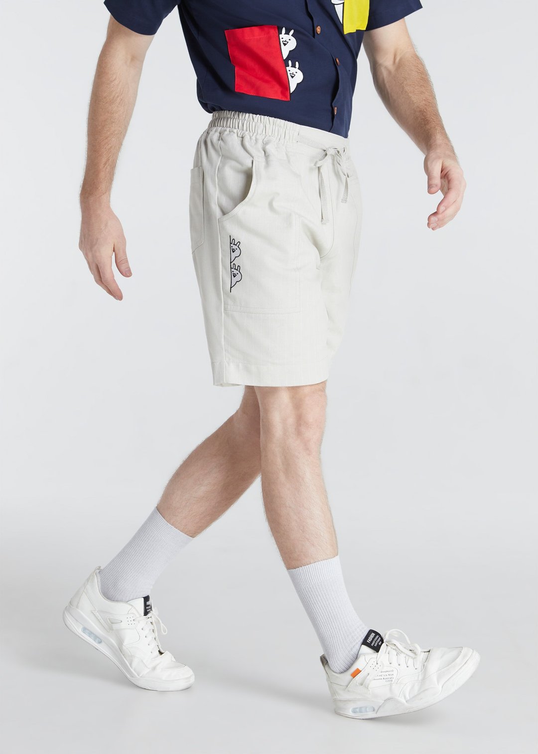 Usagyuuun x KATJI Short / Cream / Size: Large - 女装短裤 - 棉 卡其色