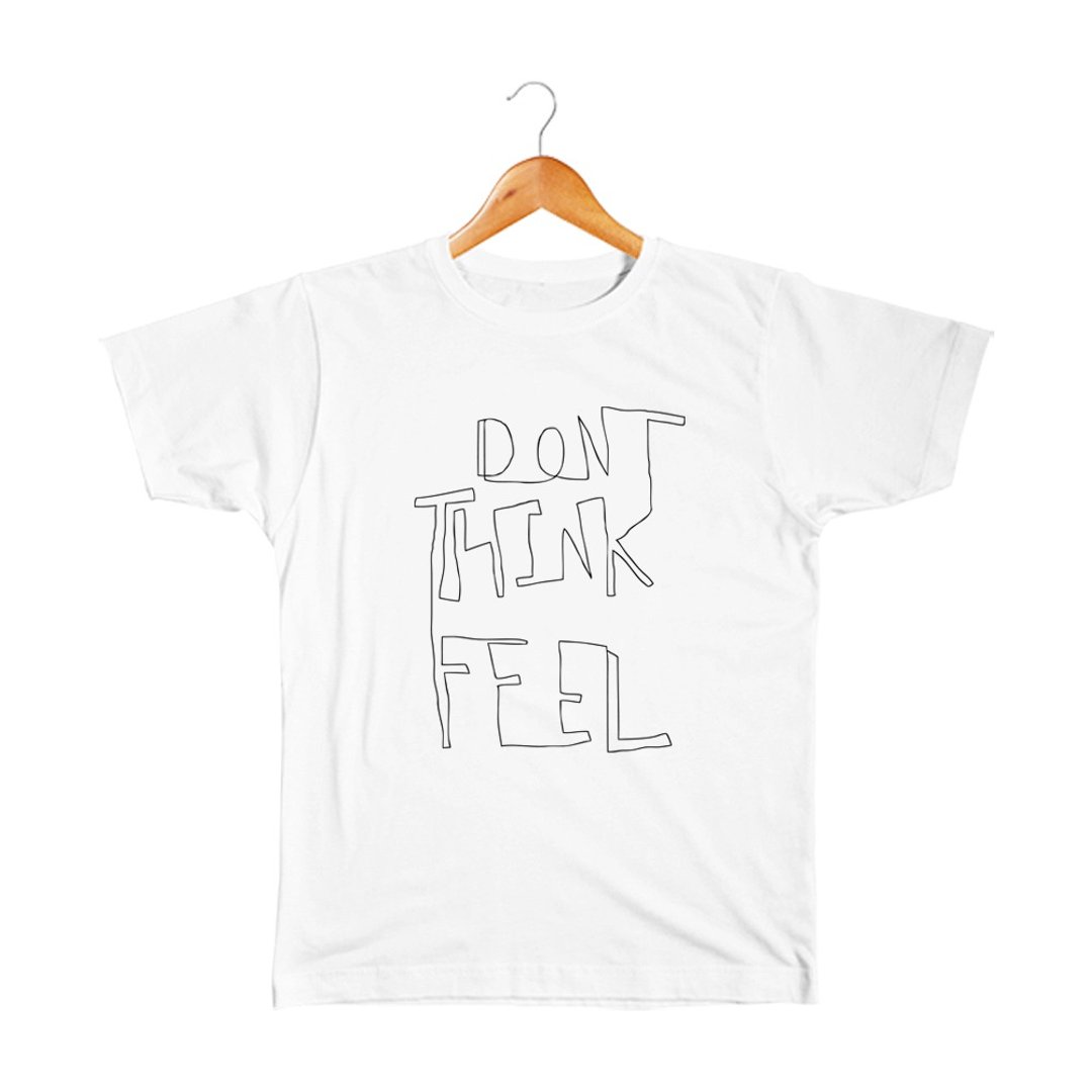 Don't think, feel 儿童T恤 - 童装上衣 - 棉 白色