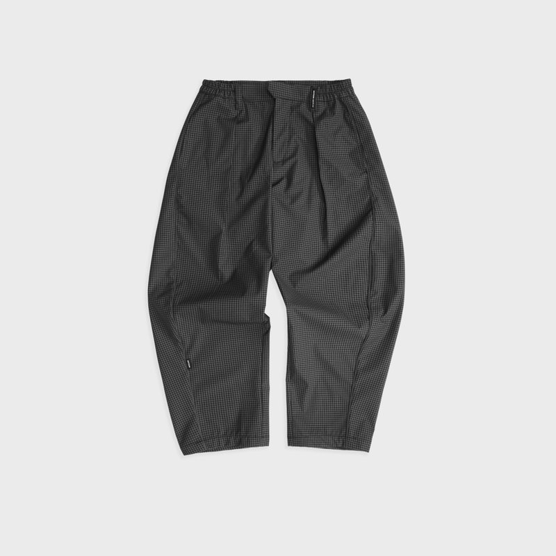 DYCTEAM - Loose full-length tapered pants - 男士长裤 - 其他材质 黑色