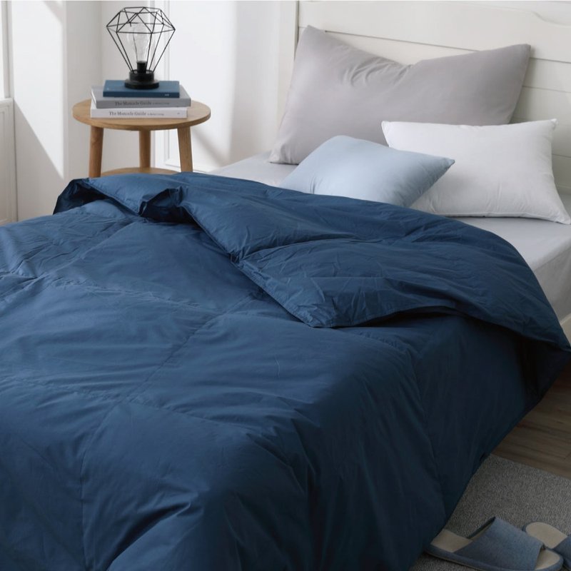 单人/十月被/可机洗、免被套、盖一整年的好被子-沉稳蓝 - 被子/毛毯 - 羽绒 蓝色