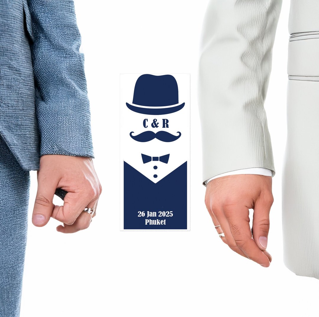 MYLoveHK 定制化同性婚礼欧式婚礼请柬喜帖 个人订造 - 喜帖 - 纸 